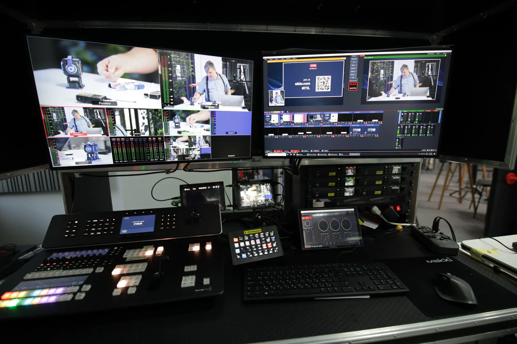Подвижната контролна зала на ITCE Streaming Studio